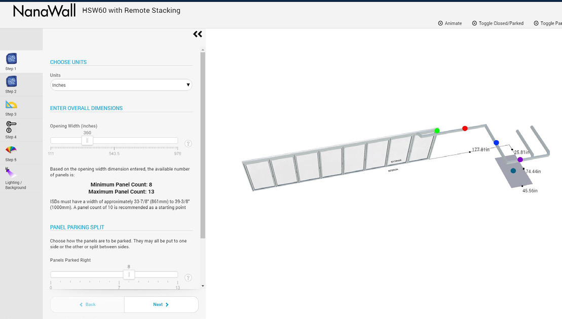 NanaWall Debuts Exclusive 3D Visual Studio Design Tool for Architects